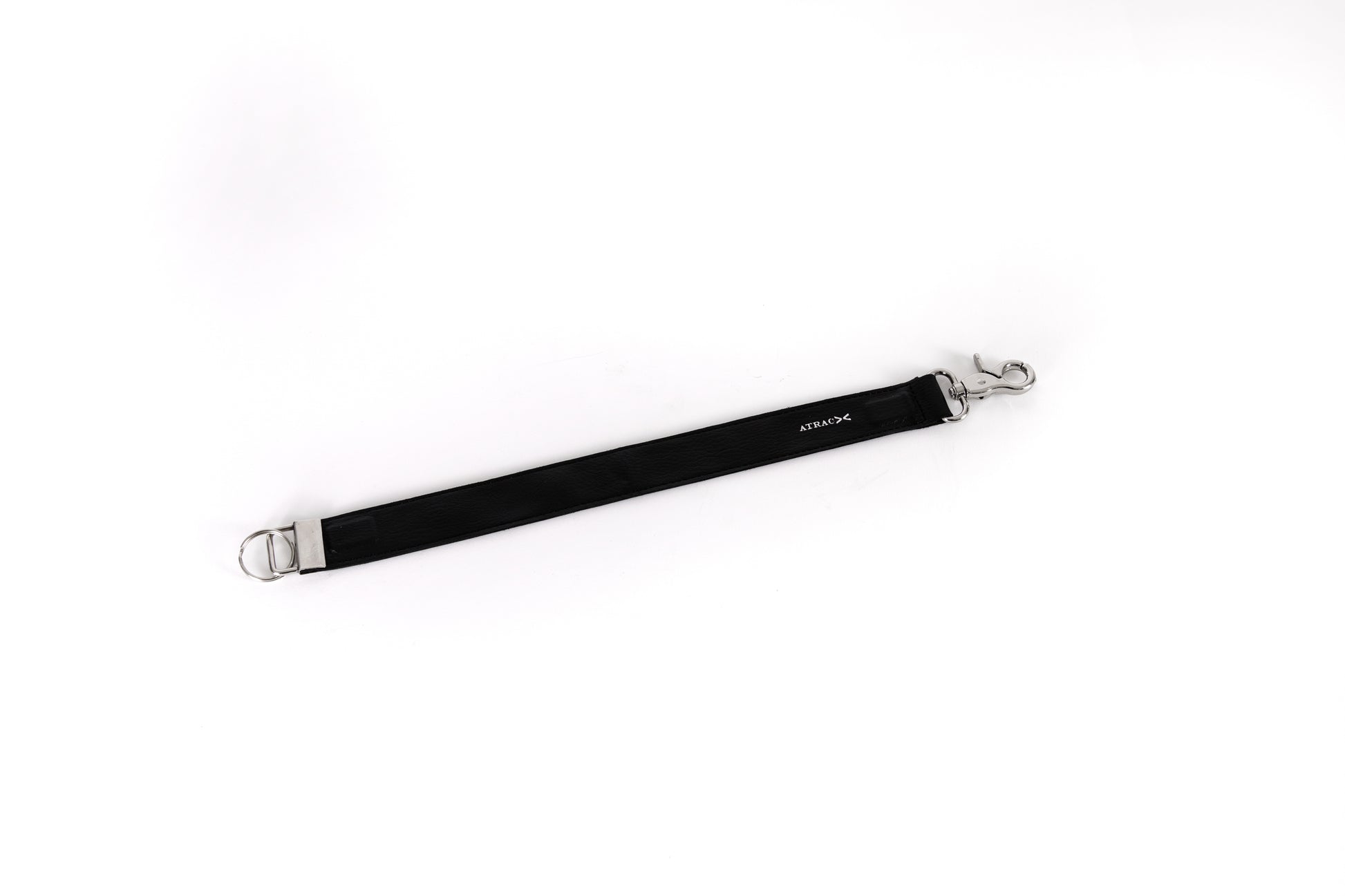 Magnetic Keychain Wristle Long Strap | Black, Vegan Leather | LaVieatrac Black | Gray
